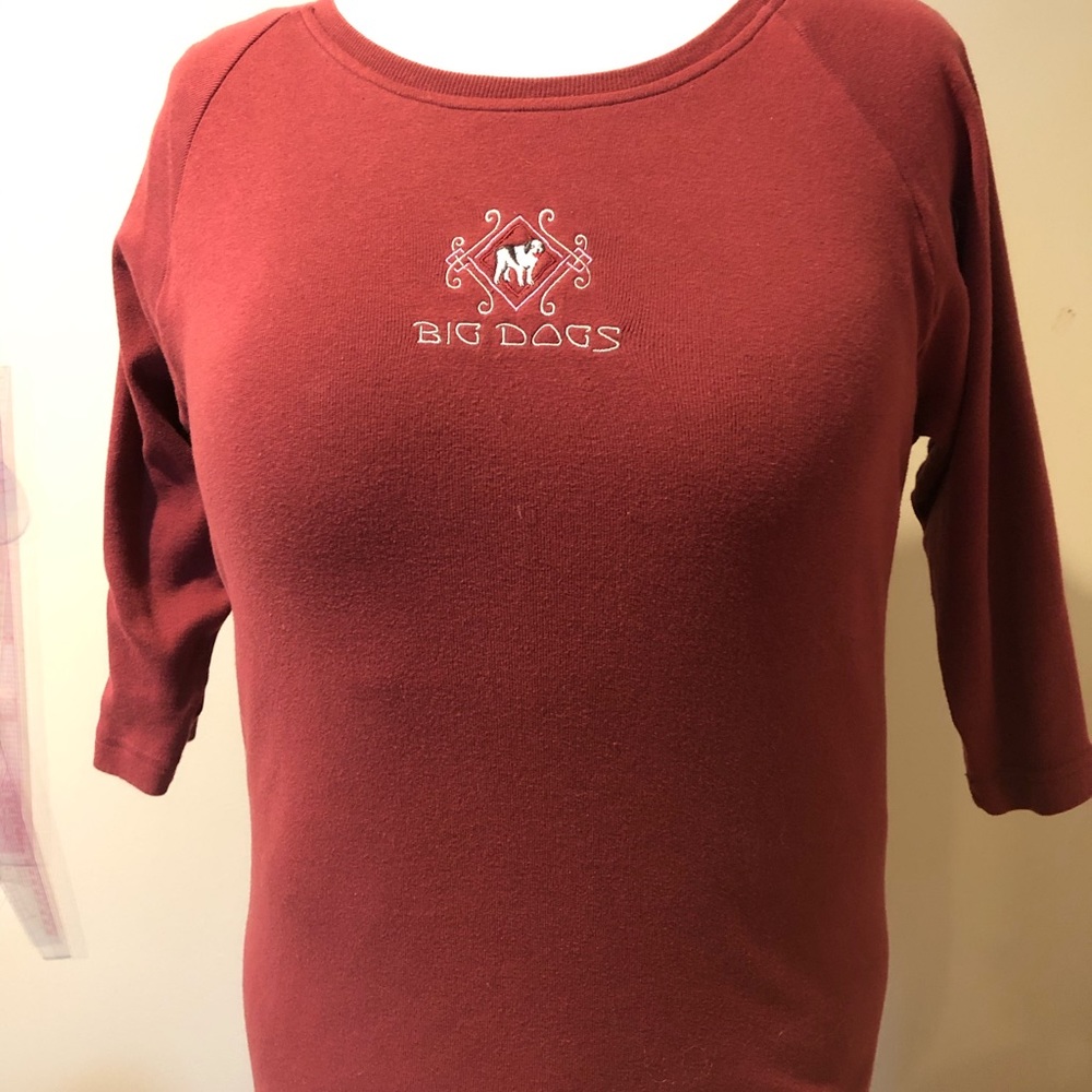 Big Dogs Red T-Shirt size Large NWOT